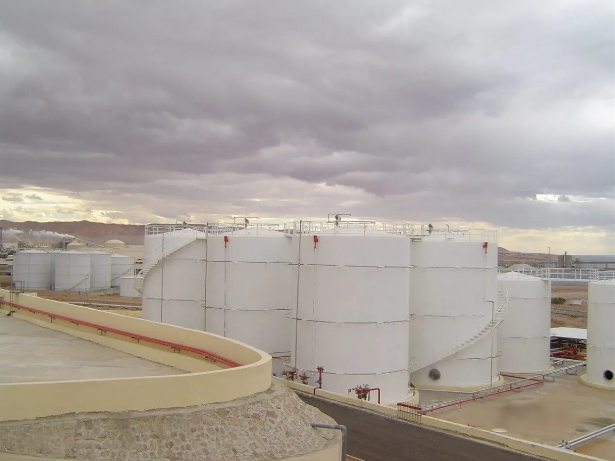 Storage tanks manufacturing in Jordan
