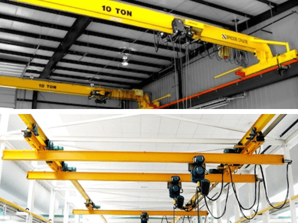 Over vs. under hung cranes in Jordan